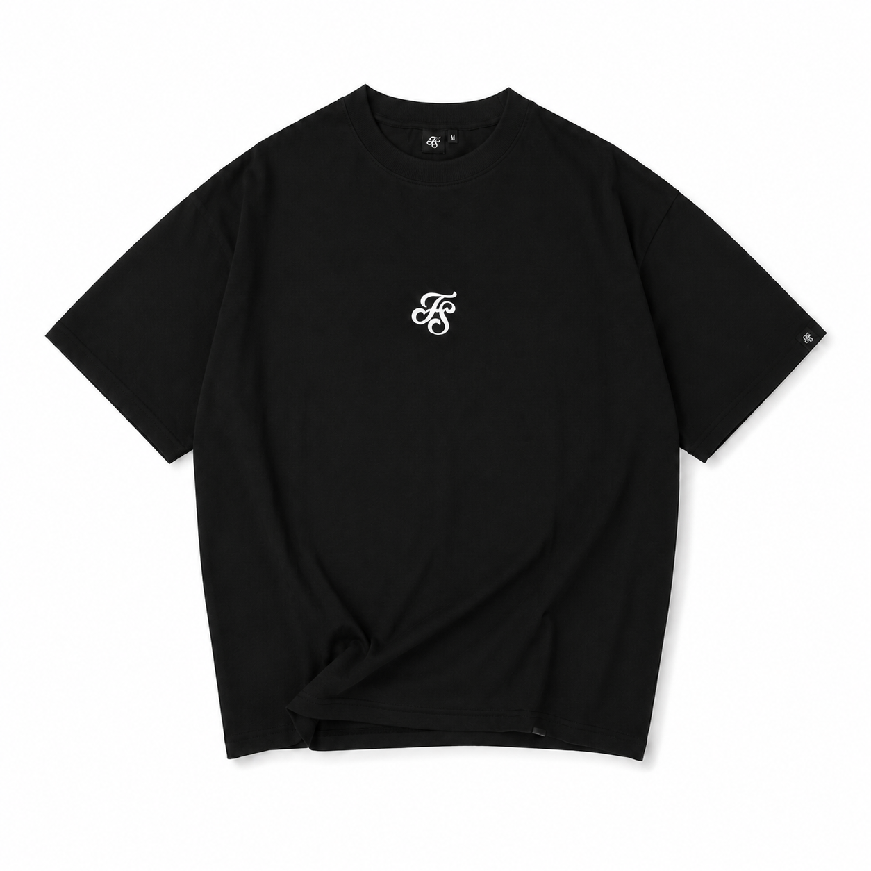 Polera oversize Hustle Negro FS®